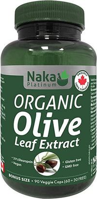 Thumbnail for Naka Organic Olive Leaf Extract 90 Veg Capsules - Nutrition Plus
