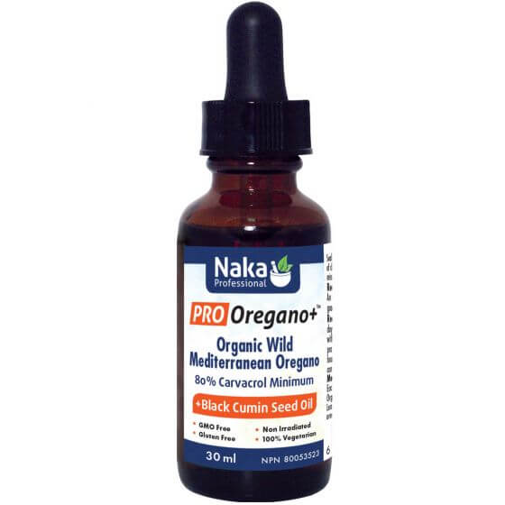 Naka Organic Oregano Oil + Black Cumin Seed Oil 30mL - Nutrition Plus