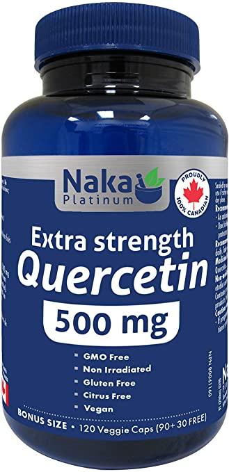 Naka Quercetin 500mg 120 Veg Capsules