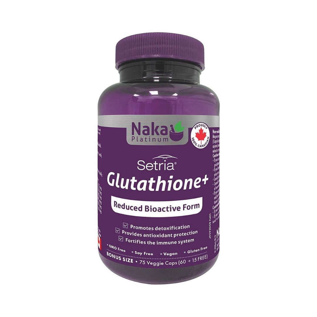 Naka Setria Glutathione+ 75 Veg Capsules - Nutrition Plus
