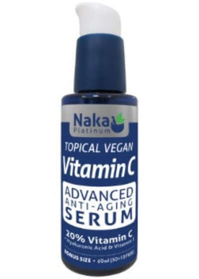 Naka Topical Vegan Vitamin C Serum 60mL, Anti-Aging - Nutrition Plus