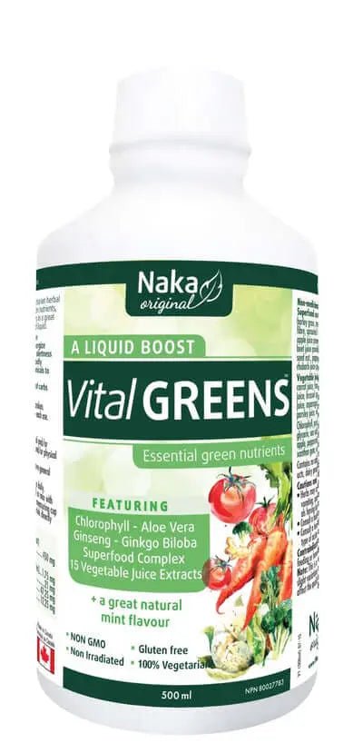 Naka Vital Greens 500mL Liquid - Nutrition Plus