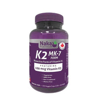 Thumbnail for Naka Vitamin K2 MK-7 Form 150 Veg Capsules - Nutrition Plus
