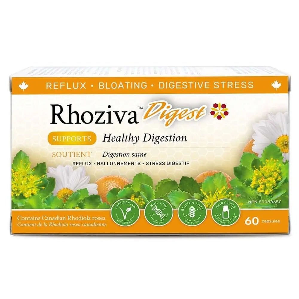 Nanton Rhoziva Digest 60 Veg Capsules - Nutrition Plus
