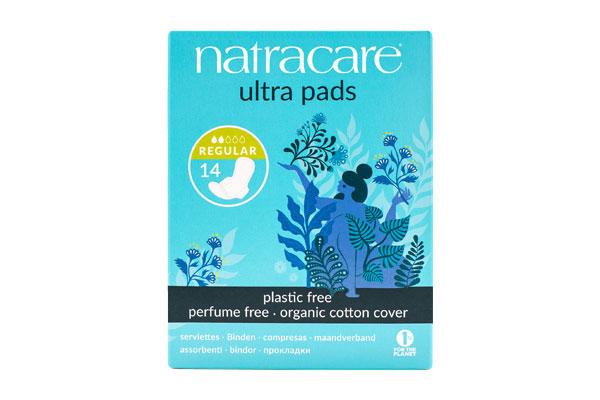 Natracare Ultra Pads Regular With Wings 14 Pads - Nutrition Plus
