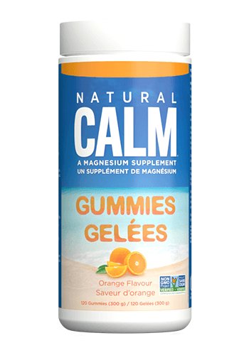 Natural Calm Magnesium 120 Gummies – Orange Flavour - Nutrition Plus
