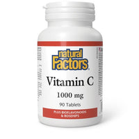 Thumbnail for Natural Factor Vitamin C 1000 mg with Bioflavonoids and Rosehips - Nutrition Plus
