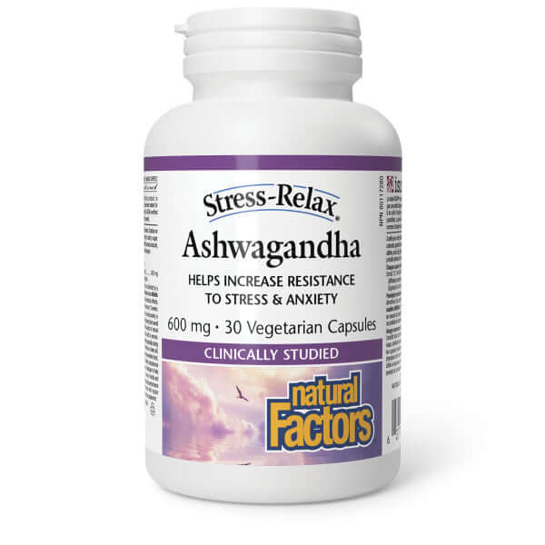 Natural Factors Ashwagandha 30 Veg Capsules - Nutrition Plus