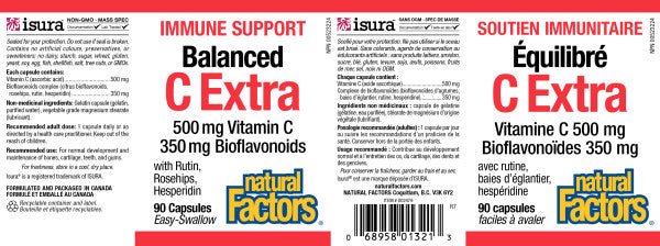 Natural Factors Balanced C Extra - Nutrition Plus
