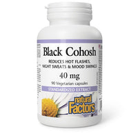 Thumbnail for Natural Factors Black Cohosh 90 Veg Capsules - Nutrition Plus