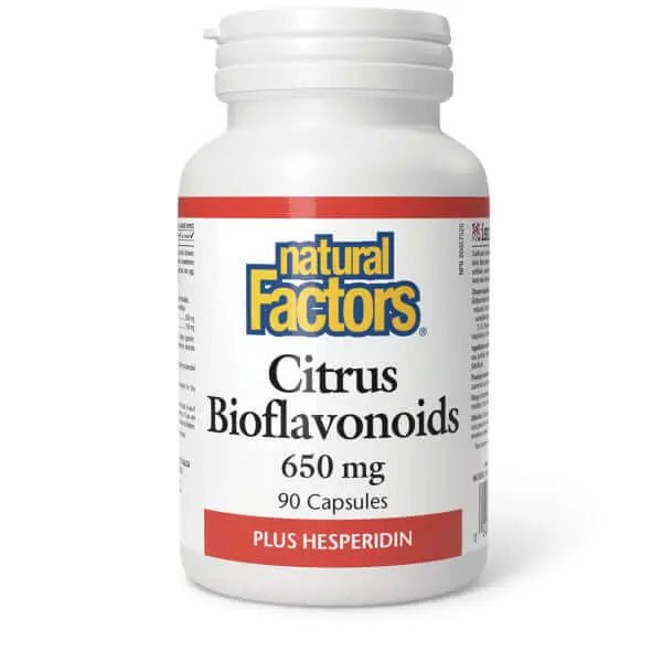 Natural Factors Citrus Bioflavonoids 650mg 90 Capsules - Nutrition Plus