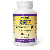 Thumbnail for Natural Factors Coenzyme Q10 400mg 60 Softgels - Nutrition Plus