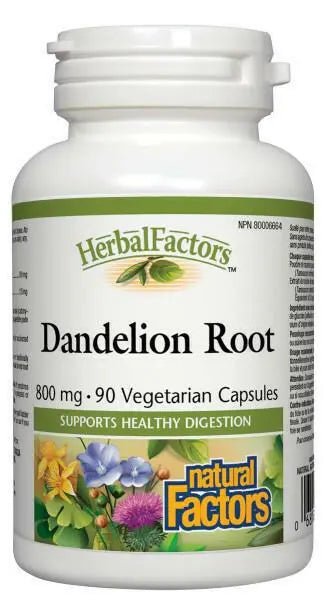 Natural Factors Dandelion Root, 90 Capsules - Nutrition Plus