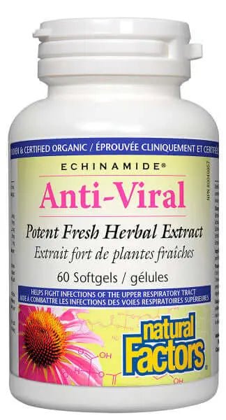 Natural Factors Echinamide Anti-Viral Potent Fresh Herbal Extract - Nutrition Plus