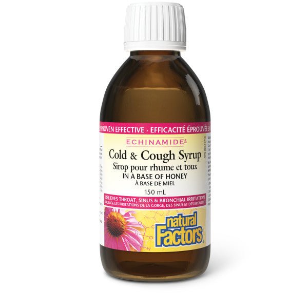 Natural Factors Echinamide Cold & Cough Syrup 150mL - Nutrition Plus