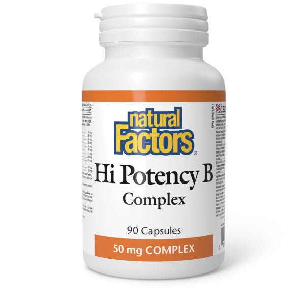 Natural Factors Hi Potency B Complex - Nutrition Plus