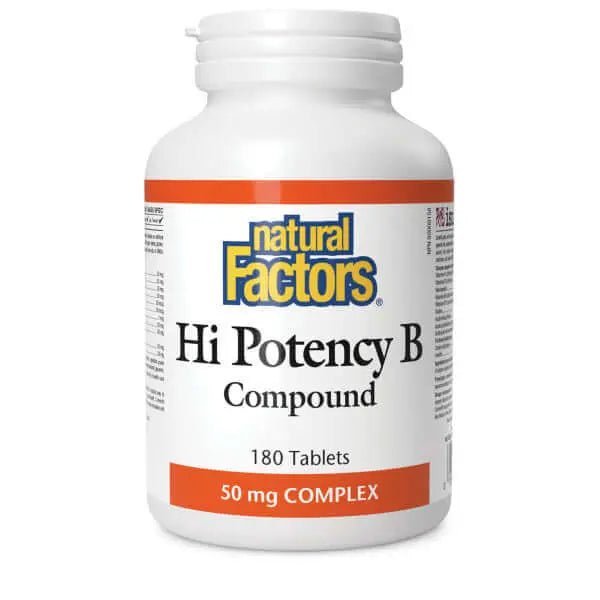 Natural Factors Hi Potency B Compound - Nutrition Plus