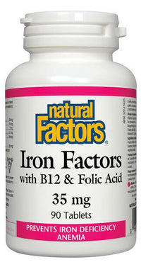 Thumbnail for Natural Factors Iron Factors 90 Tablets - Nutrition Plus