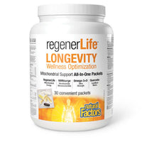 Thumbnail for Natural Factors Longevity Wellness Optimization, RegenerLife 30 Packets - Nutrition Plus
