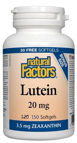 Natural Factors Lutein 20 mg - Nutrition Plus