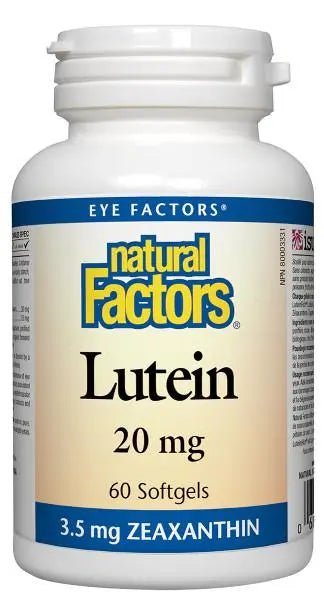 Natural Factors Lutein 20 mg - Nutrition Plus