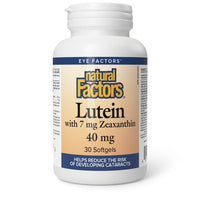 Thumbnail for Natural Factors Lutein 40mg with 7mg Zeaxanthin 30 Capsules - Nutrition Plus