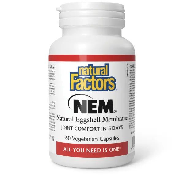 Natural Factors NEM 60 Veg Capsules - Nutrition Plus