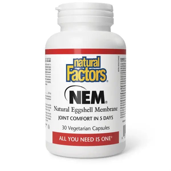 Natural Factors NEM 60 Veg Capsules - Nutrition Plus