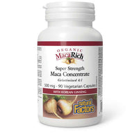 Thumbnail for Natural Factors Organic Maca 500mg 90 Veg Capsules - Nutrition Plus