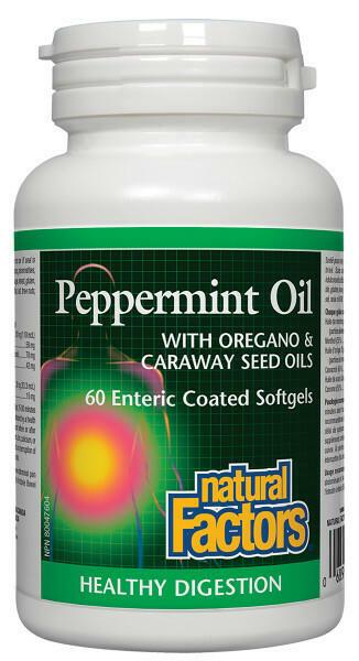 Natural Factors Peppermint Oil Complex 60 Softgels - Nutrition Plus