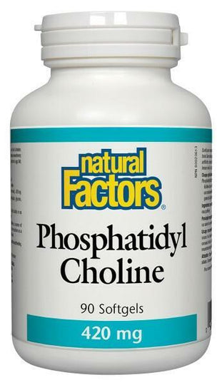 Natural Factors Phosphatidyl Choline 420mg 90 Softgels