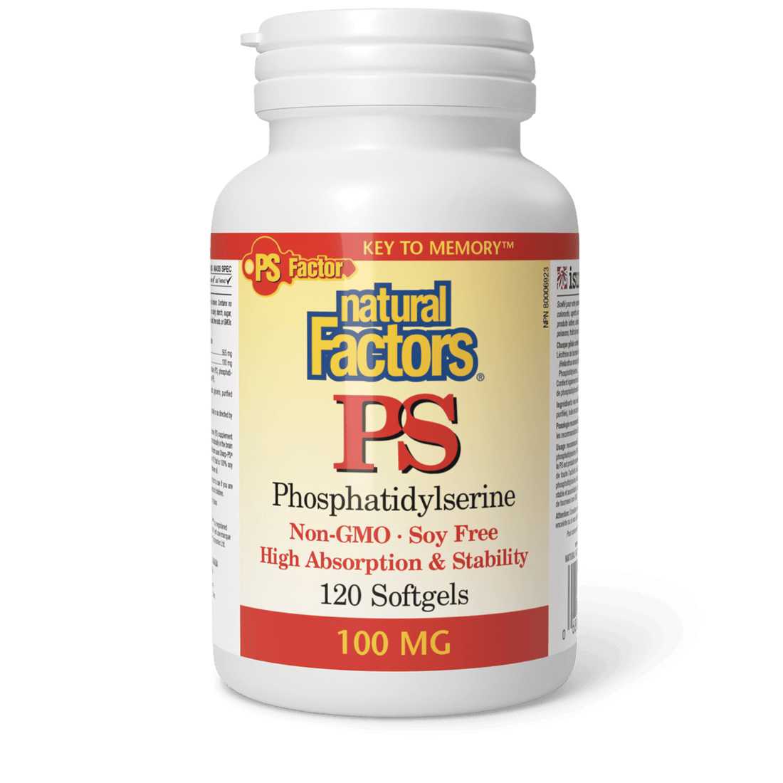 Natural Factors Phosphatidyl Serine PS Softgels - Nutrition Plus