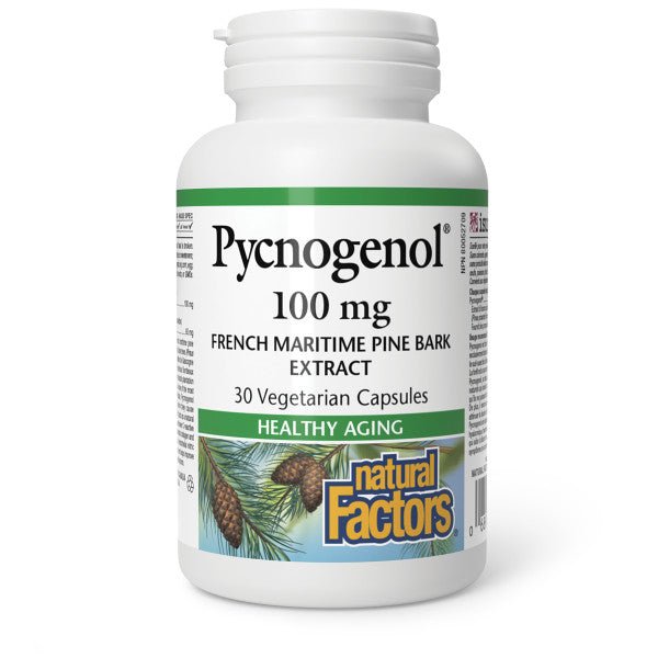 Natural Factors Pycnogenol® 100mg 30 Veg Capsules - Nutrition Plus