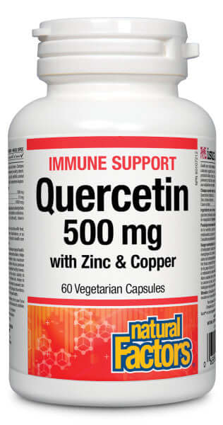 Natural Factors Quercetin 500 mg 60 Capsules - Nutrition Plus