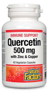 Thumbnail for Natural Factors Quercetin 500 mg 60 Capsules - Nutrition Plus