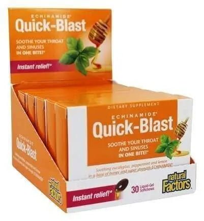 Natural Factors Quick-Blast, Echinamide 30 Chewable softgels - Nutrition Plus