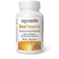 Thumbnail for Natural Factors Regenerlife BeePowerful 300mg 90 Capsules - Nutrition Plus