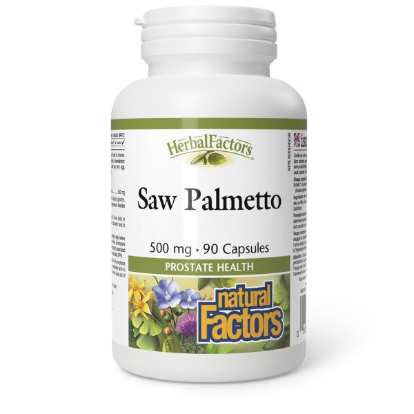 Natural Factors Saw Palmetto 500 mg 90 Capsules - Nutrition Plus
