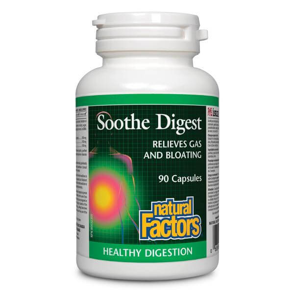 Natural Factors Soothe Digest 90 Capsules - Nutrition Plus