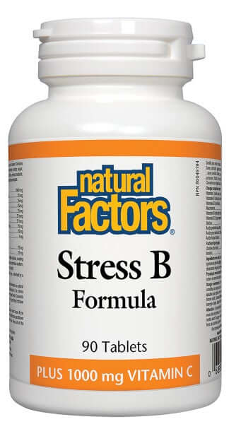 Natural Factors Stress B Formula 90 Tablets - Nutrition Plus