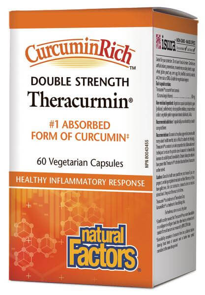 Natural Factors Theracurmin® DS 60 mg Vegetarian Capsules - Nutrition Plus