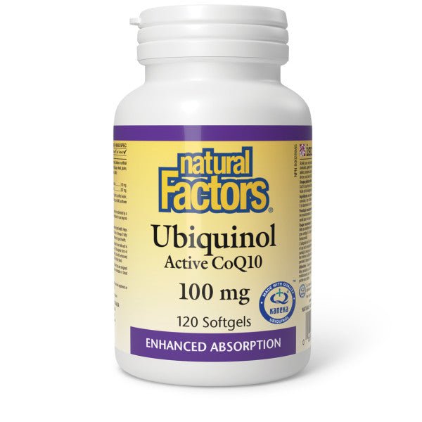 Natural Factors Ubiquinol Active CoQ10 100mg - Nutrition Plus