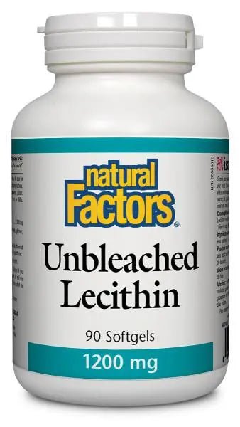 Natural Factors Unbleached Lecithin Softgels - Nutrition Plus