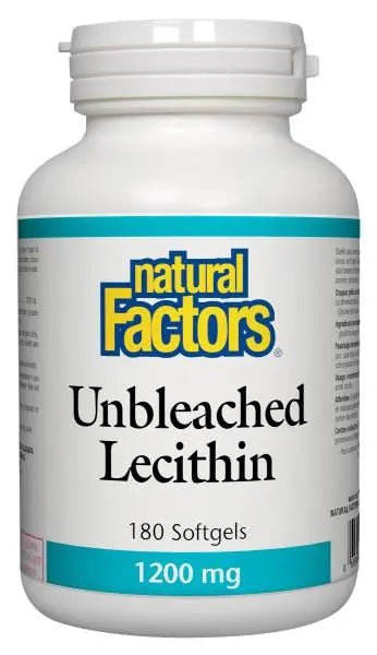 Natural Factors Unbleached Lecithin Softgels - Nutrition Plus