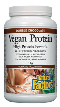 Thumbnail for Natural Factors Vegan Protein High Protein Formula 1 kg - Nutrition Plus