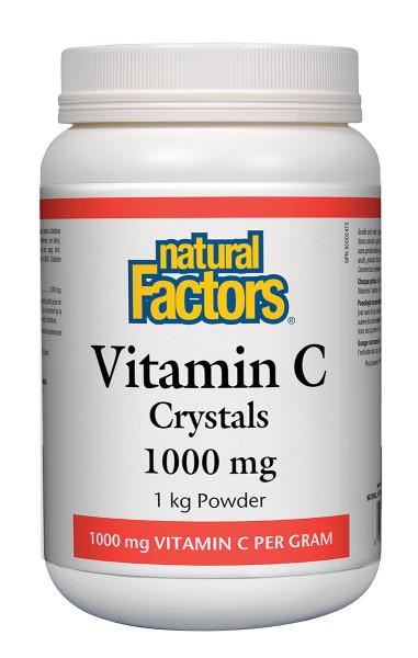 Natural Factors Vitamin C Crystals 1 Kilogram - Nutrition Plus