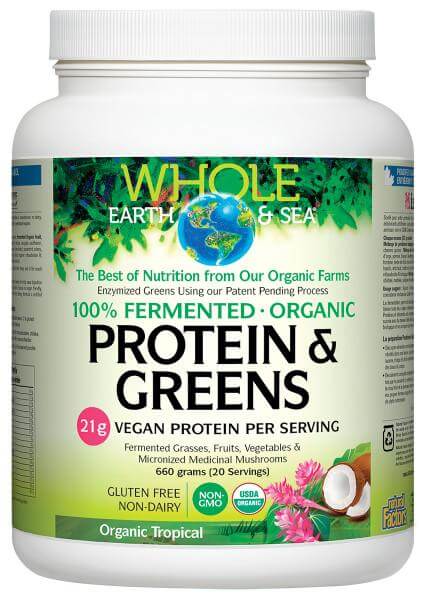 Natural Factors WES Fermented Organic Protein & Greens - Nutrition Plus