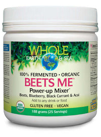 Thumbnail for Natural Factors WES Organic Beets Me Power-up Mixer 188 Grams - Nutrition Plus