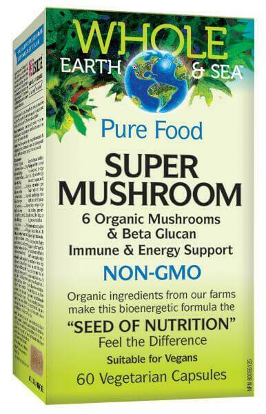 Natural Factors WES Super Mushroom 60 Veg Capsules - Nutrition Plus