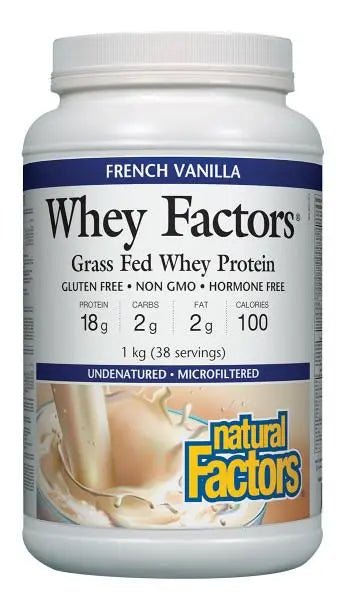 Natural Factors Whey Factors 1 KG - Nutrition Plus